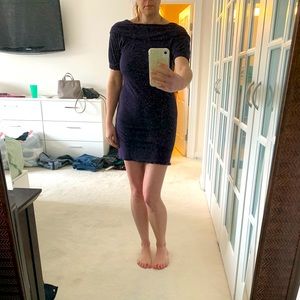 Marc By Marc Jacobs purple jersey dress